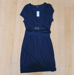 Express Black Wrap Dress